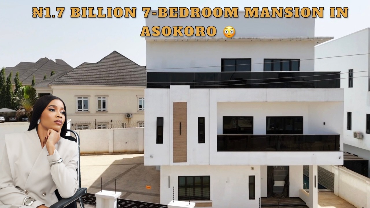 7 BEDROOM DETACHED DUPLEX WITH 2 ROOM BQ IN ASOKORO 1.7 BILLION NAIRA MANSION TOUR.