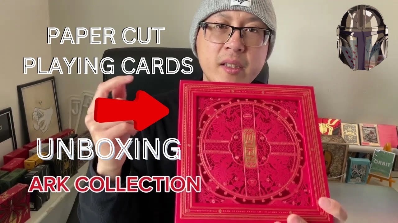 Распаковка игральных карт Four Seasons Paper Cut от ARK COLLECTION