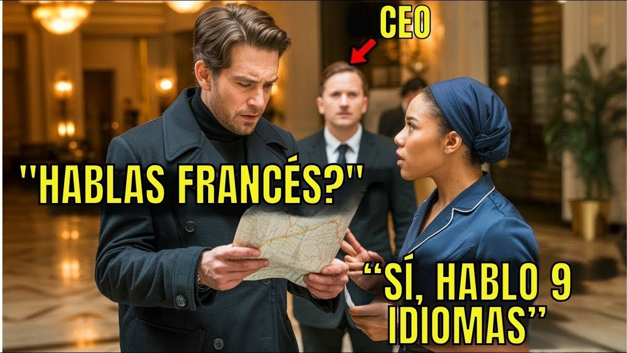 El CEO escucha al conserje hablar 9 idiomas—lo que hace después deja a toda la oficina atónita