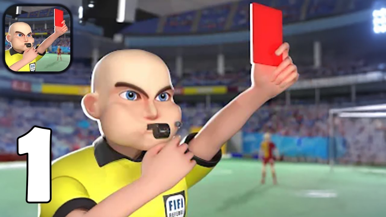 Soccer Referee Simulator 3D - Gameplay Walkthrough Part 1 - Referee Soccer Matches (iOS Android)