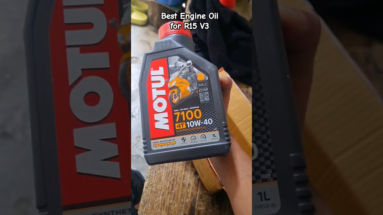 The Best Engine Oil For Yamah R15 V3 👍 / 5000Km / #r15v3lovers #motul #10w40 #yamaha