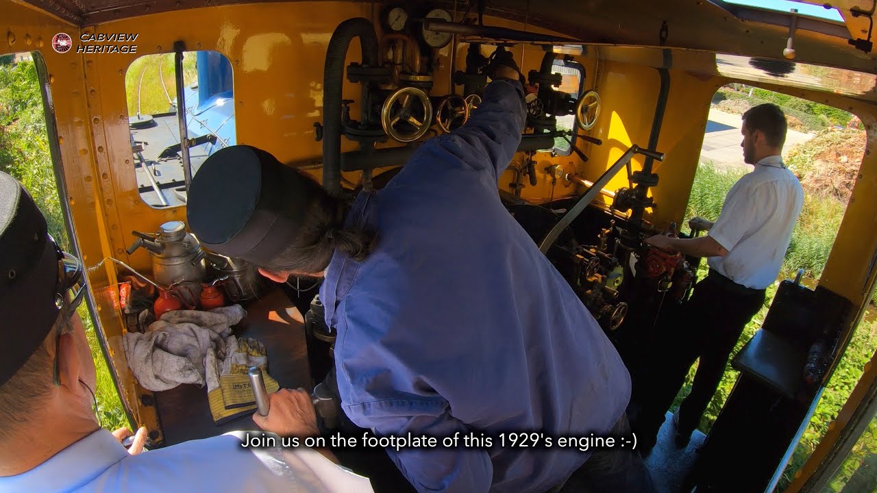 Footplate Cab Ride on a 1929's steam engine: Goes - Hoedekenskerke SGB 7/8/2022