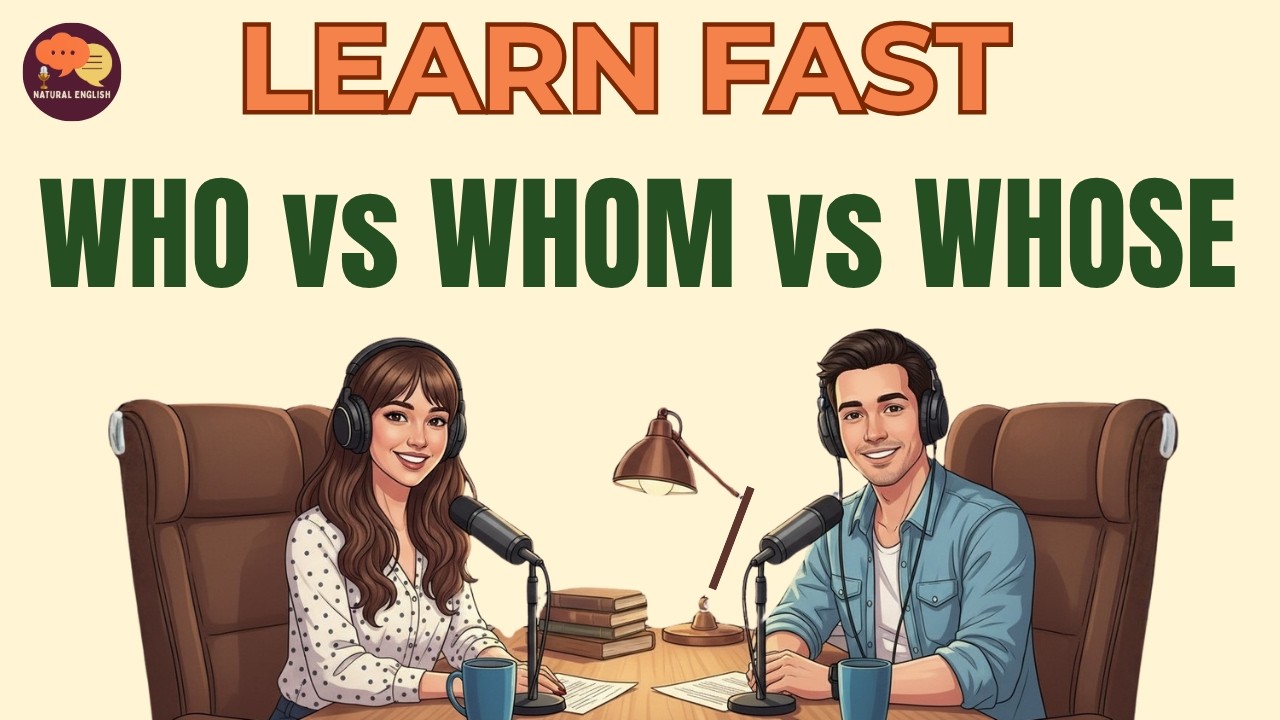 Как использовать WHO, WHOM и WHOSE | Быстрое изучение английского | Английская грамматика