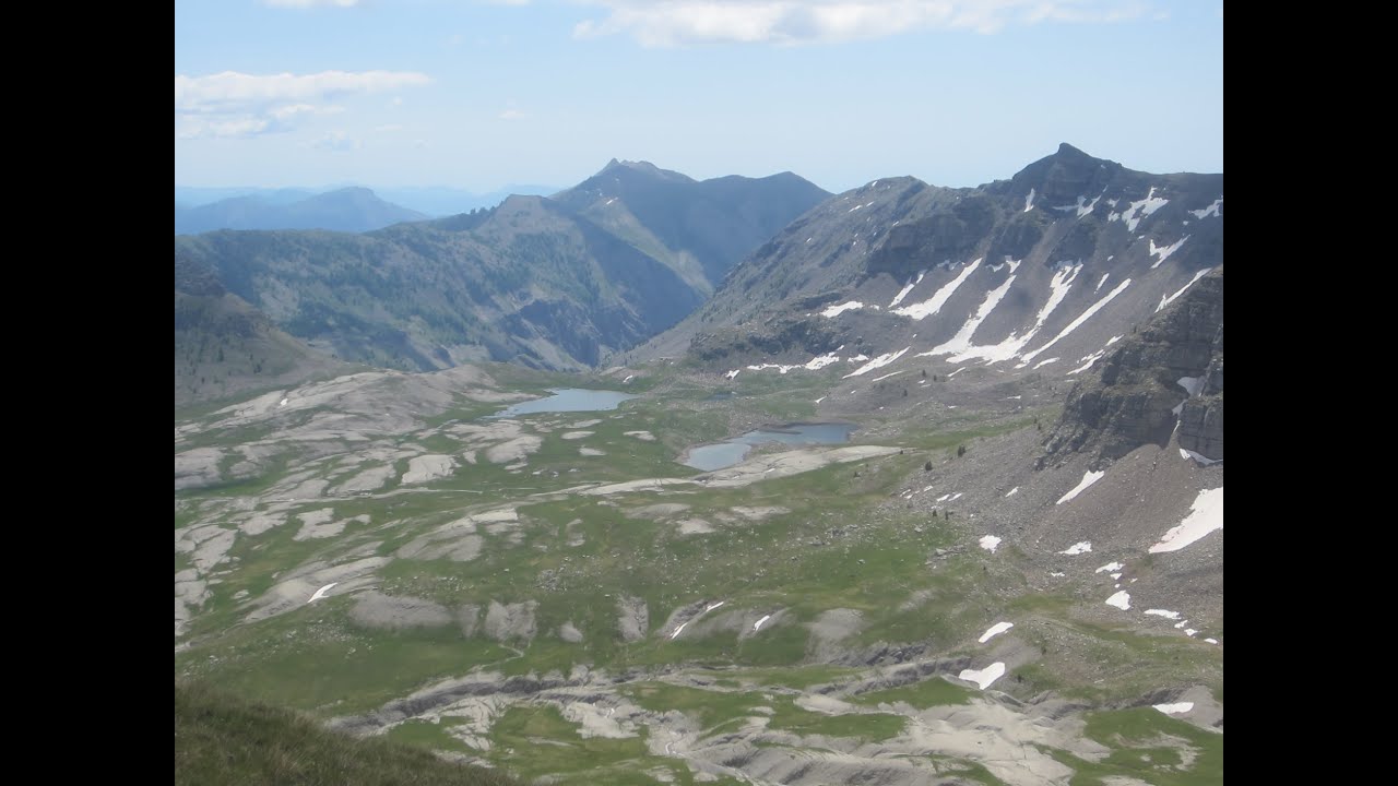 Les Lacs de Lignin depuis le Sommet du Carton (2614m)