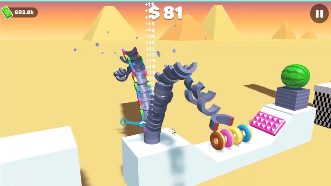 Slice Master Gameplay || Multiply in Max Level Game #23
