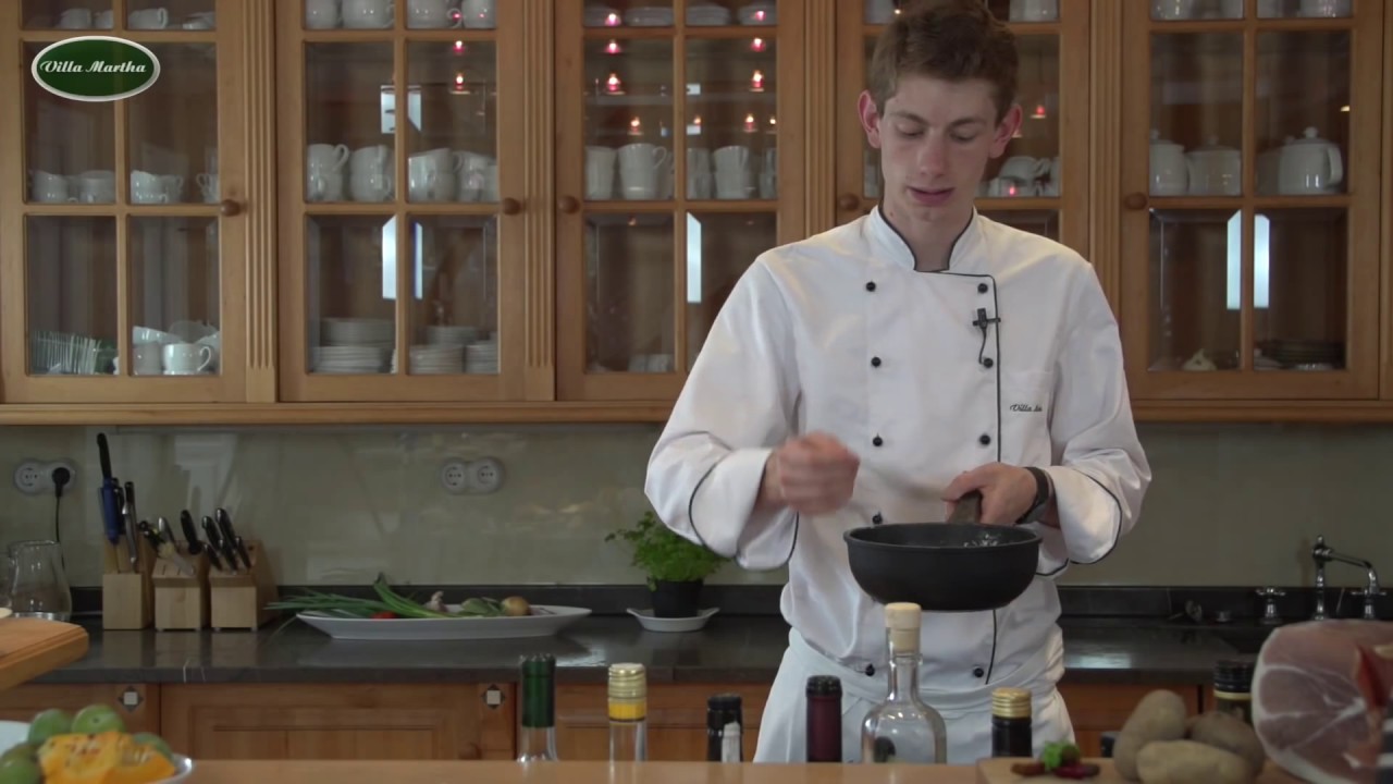Grüne Pfeffersauce selber machen Kochvideos Rezepte Villa Martha Kochschule