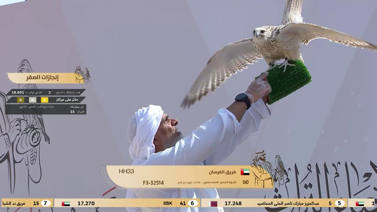 كاس محمد بن راشد لسباقات الصقور 2026 - العامة مفتوح - بيور جير
