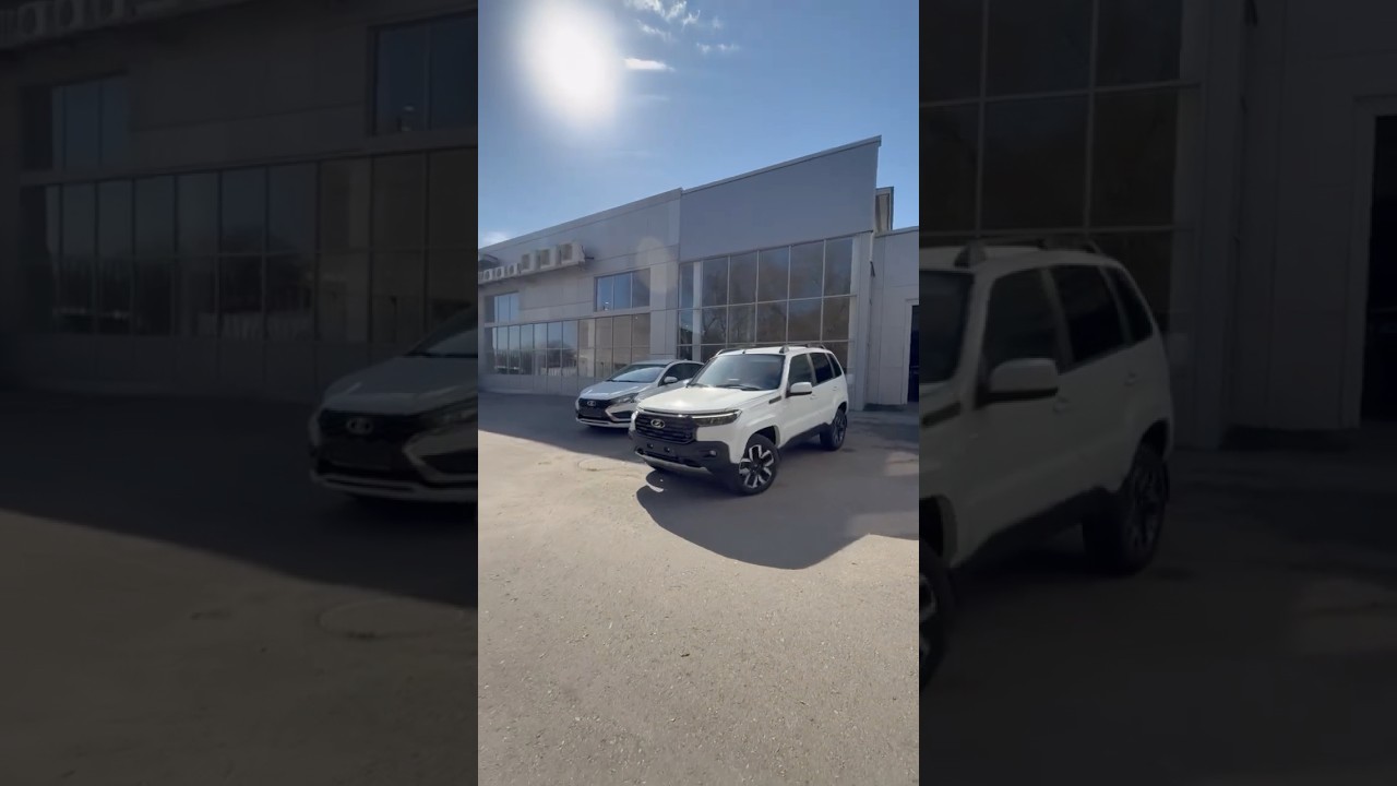 Максимальная Нива Травел белого цвета уезжает в Нижегородскую область