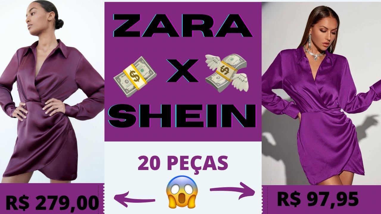 SHEIN X ZARA | As mesmas pe&ccedil;as da ZARA na SHEIN com valores muito mais em conta! 😱