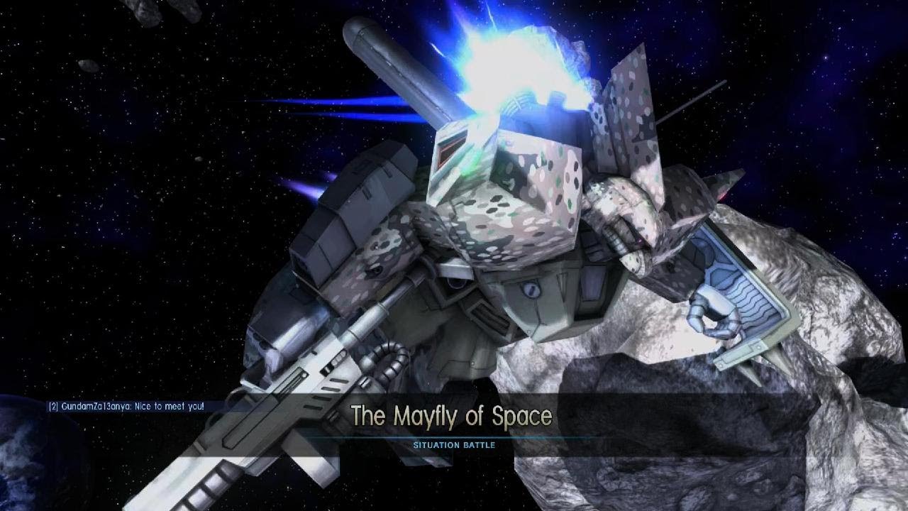 GBO2 - The Mayfly of Space, Gelgoog Marine gameplay.