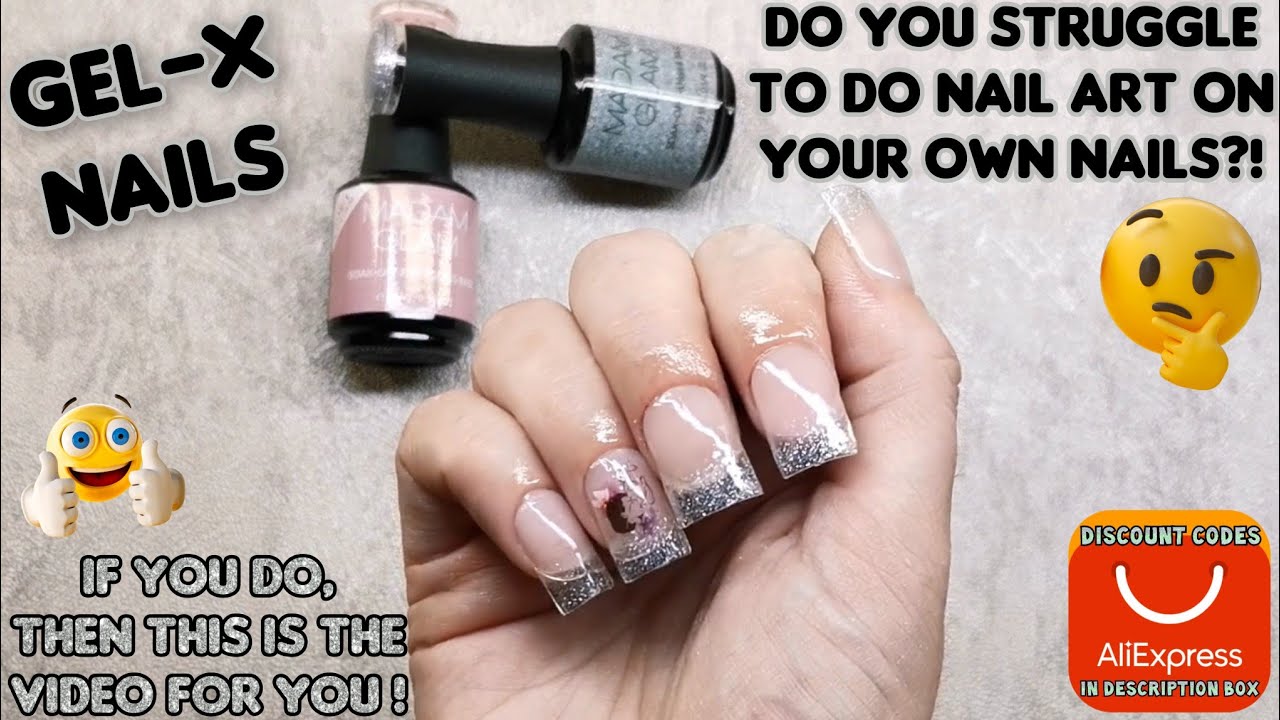 HOW TO APPLY PRE PAINTED INSTANT APEX NAIL TIPS USING THE GEL X APPLICATION METHOD 👌🏼 for beginners