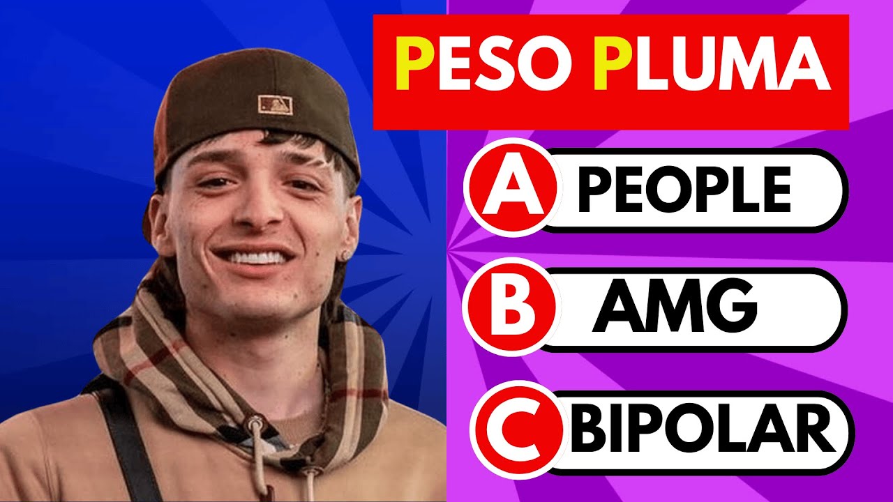 🎤¿Cuánto sabes de Peso Pluma? ✅Adivina la canción🎶🔥¿Qué canción es?