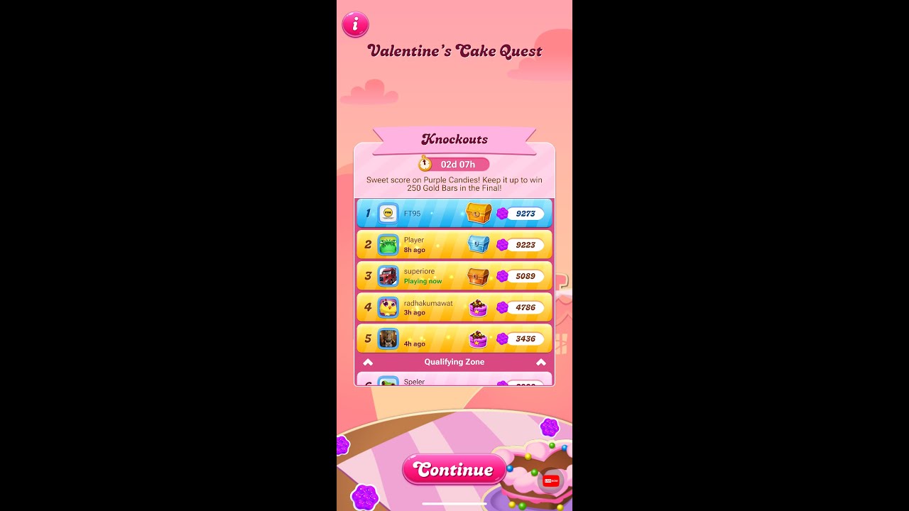Candy Crush Saga Play level...