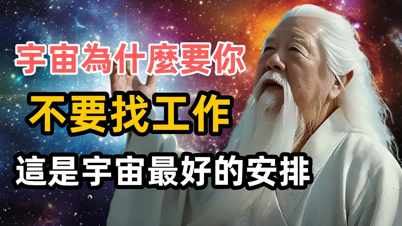宇宙為什麽要你不要找工作，這是宇宙最好的安排，宇宙沒有給你你想要的生活的五個原因。
