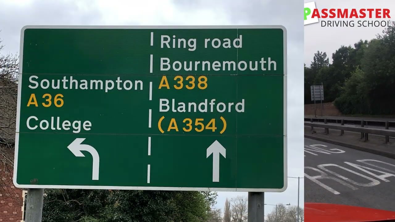 College Roundabout, Churchill Way East A36 to Southampton Road A36