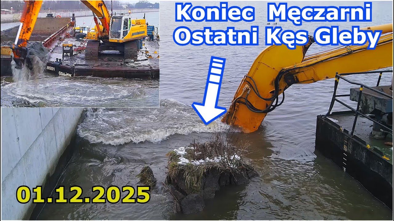 ETAP IV Ostatnie łychy ziemi -01.12.2025 Widok na cały odcinek  Nowakowo - N Batorowo