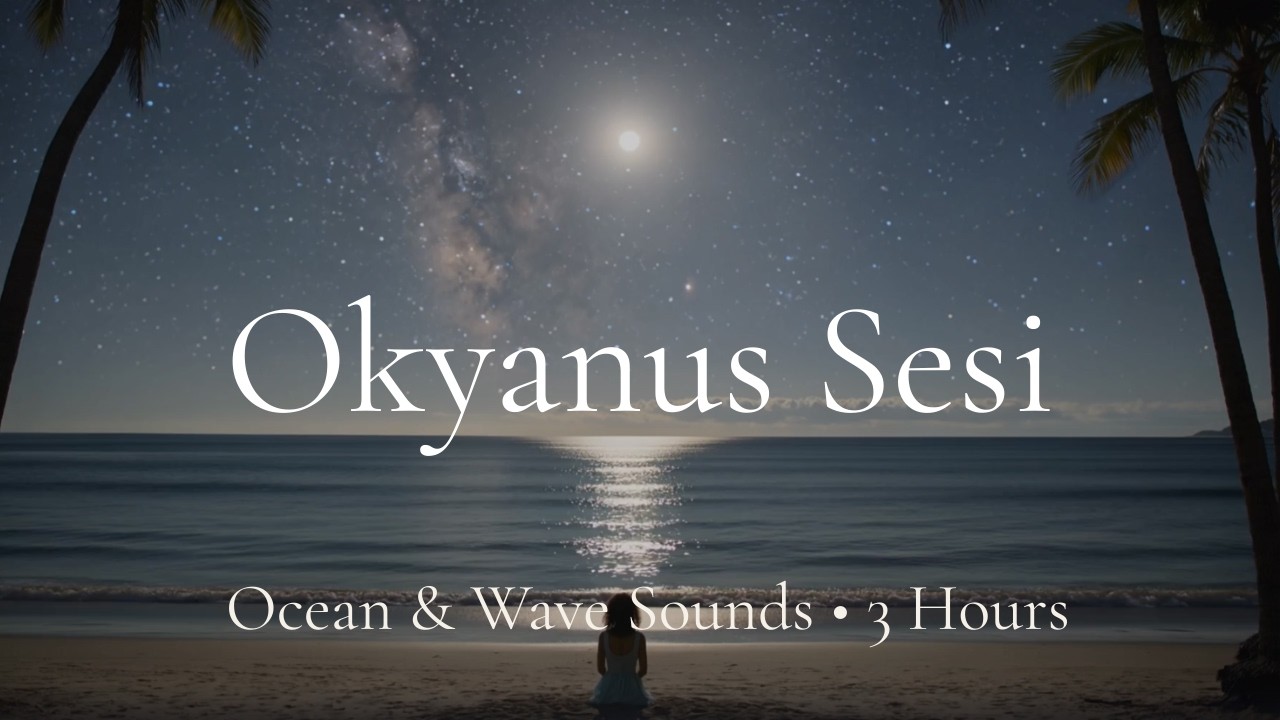 🌊 Dalgalarla Uyu • Okyanus Sesi • Ocean & Wave Sounds 3 Hours | Dingin