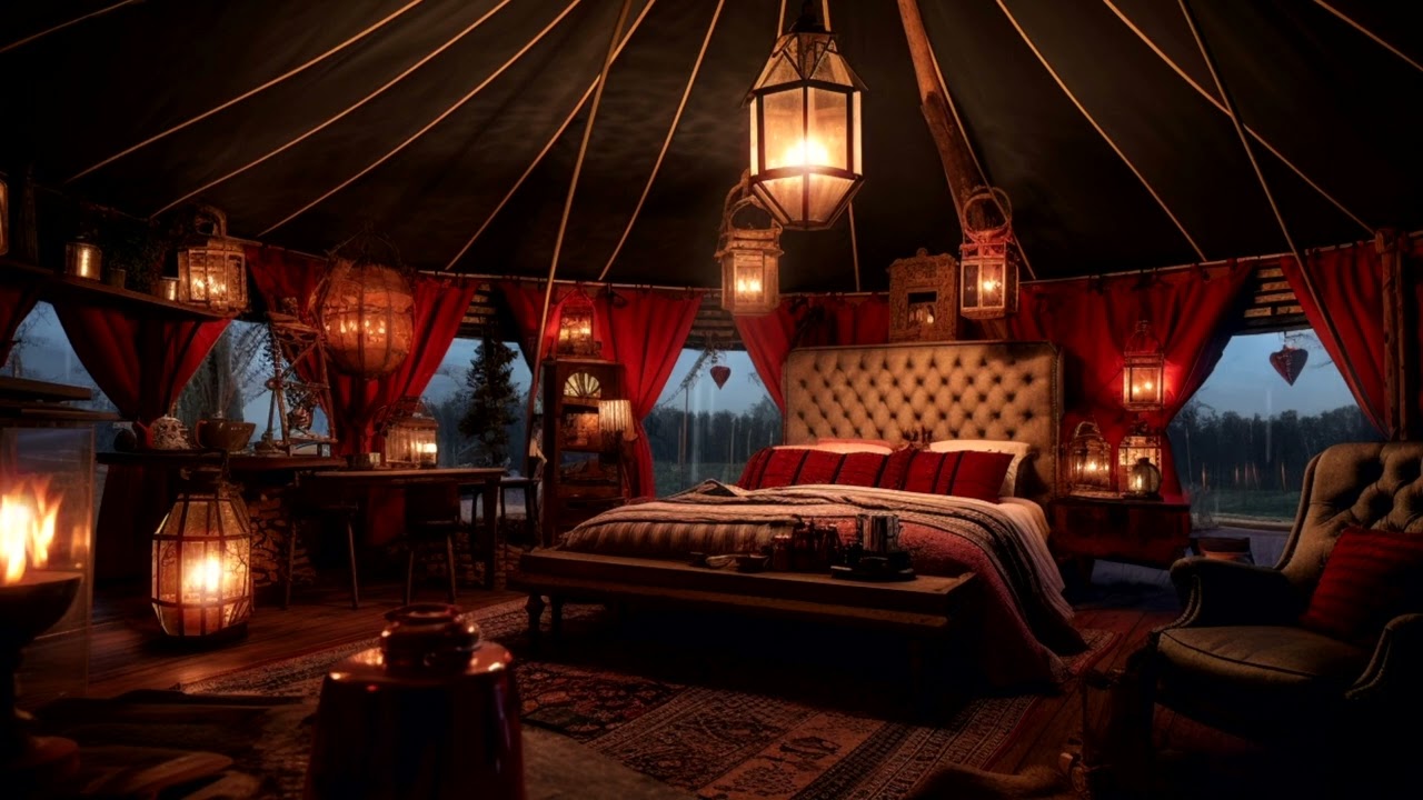 Circus Bedroom | RAIN SOUNDS | Sleep and Relaxation | Ambience