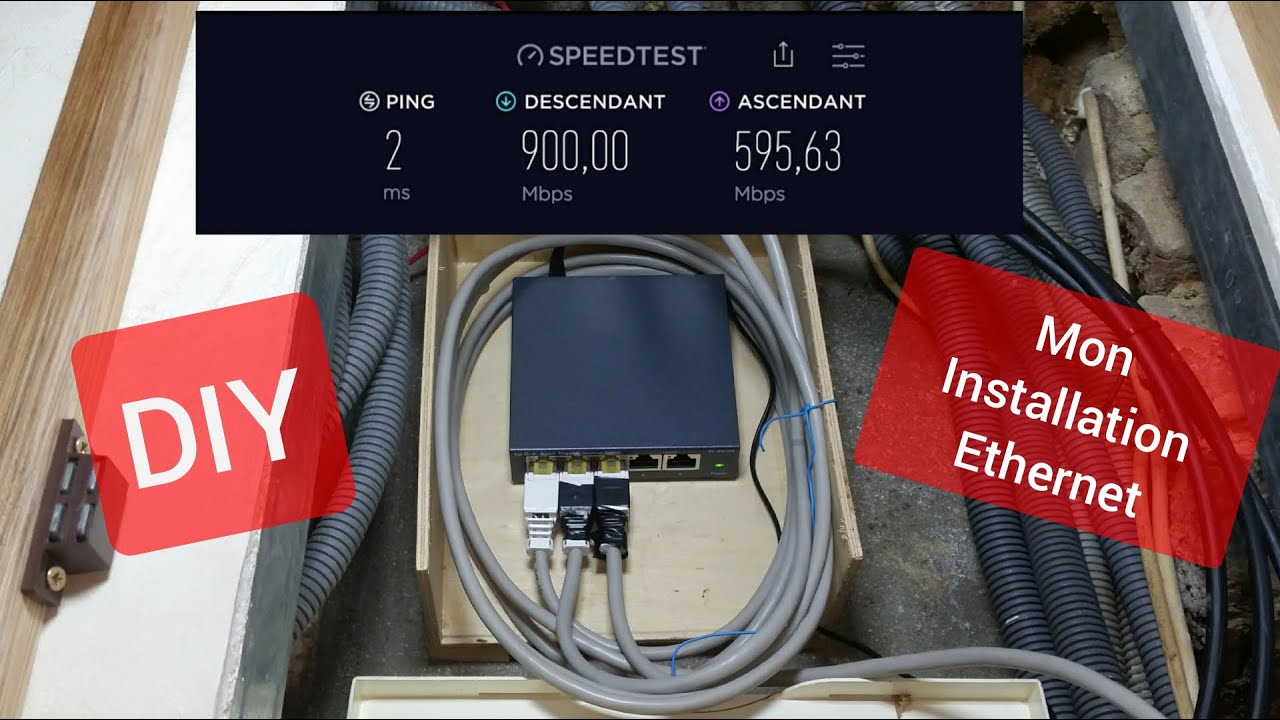 DIY: La puissance de la Fibre dans n'importe quelle pi&egrave;ce ! Mon r&eacute;seau Ethernet RJ45