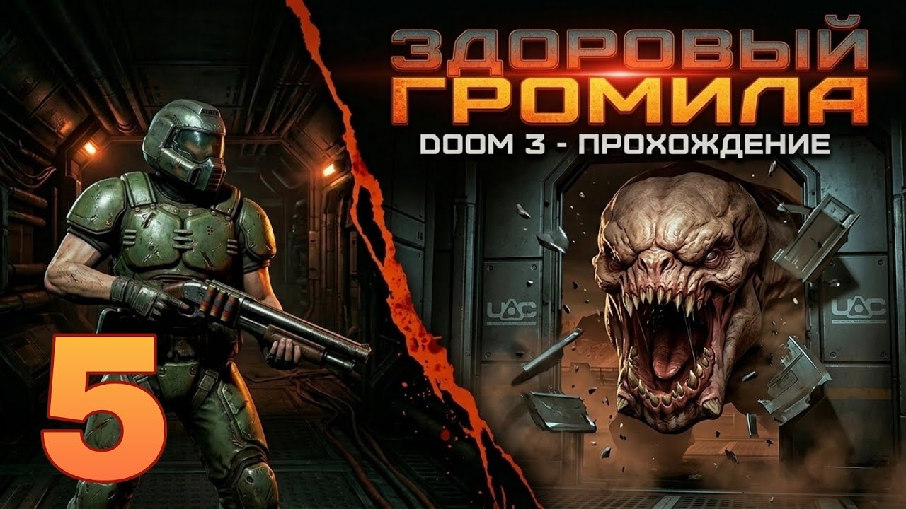 DOOM 3 #5 ➤ ЗДОРОВЫЙ ГРОМИЛА (Прохождение на Android)