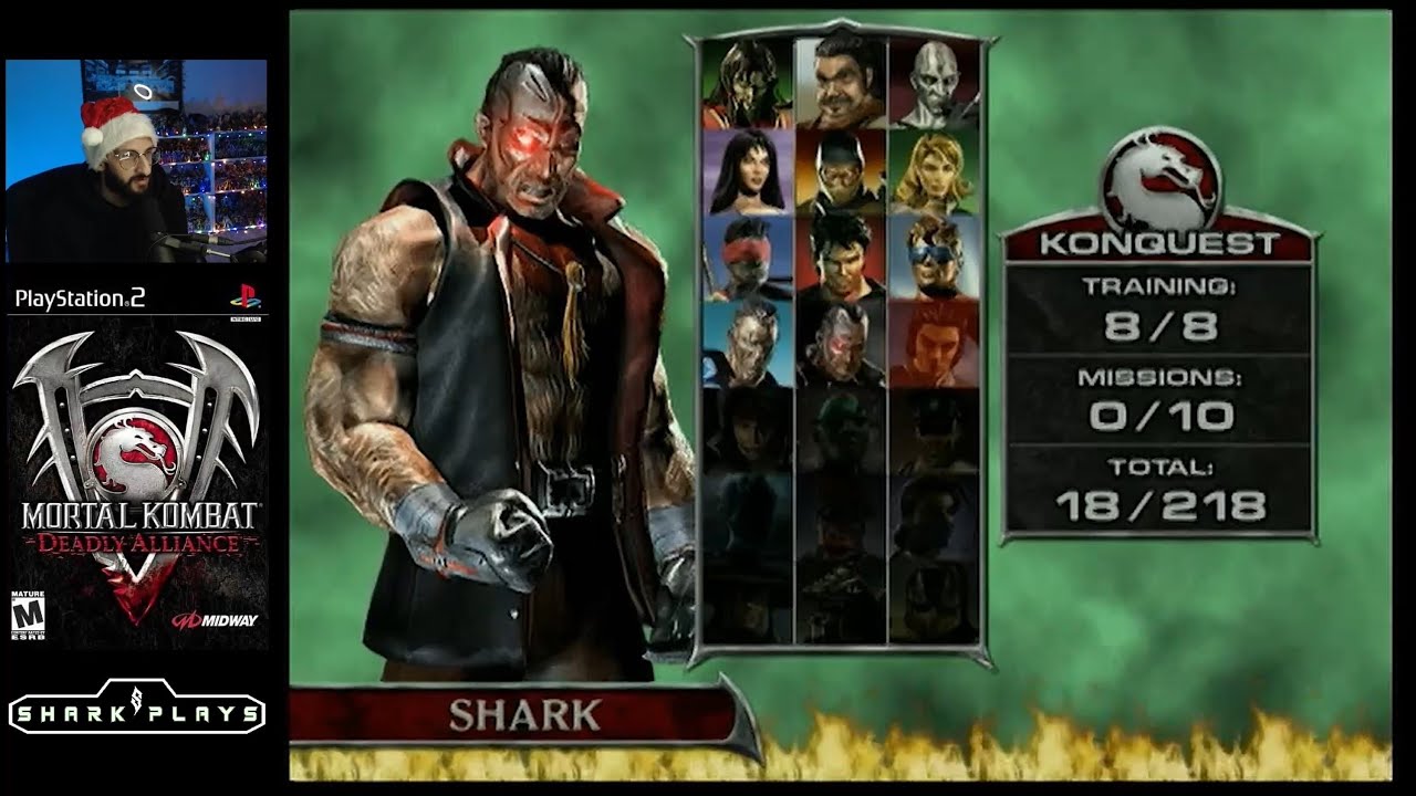 Mortal Kombat: Deadly Alliance Konquest Mode PS2 PART 2 (KANO) Full Playthrough - SHARKPLAYS