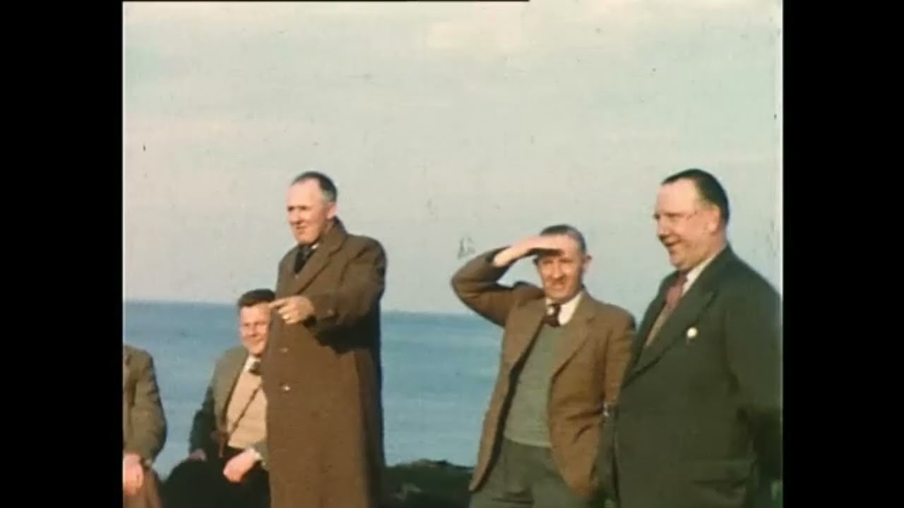 Ironworkers Take Motorbike Ride to Waterford, Ireland 1956