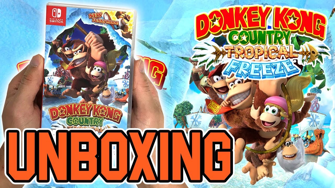 Donkey Kong Country Tropical Freeze (Nintendo Switch) Unboxing!!