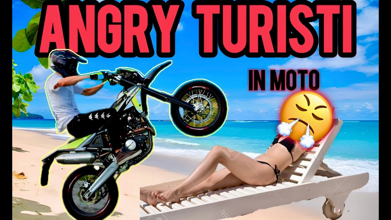 COME FAR ARRABBIARE I TURISTI CON LA MOTO - FANTIC 125 🔥