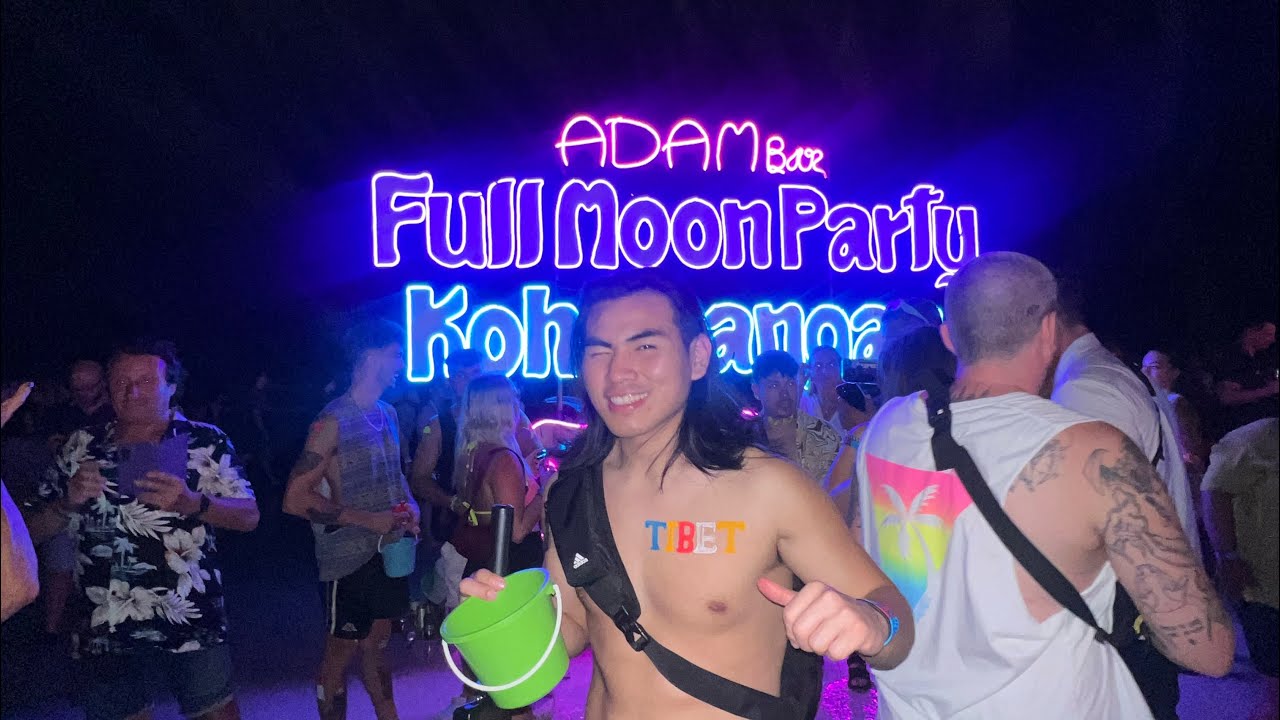 I Went to the Biggest FULL Moon Party