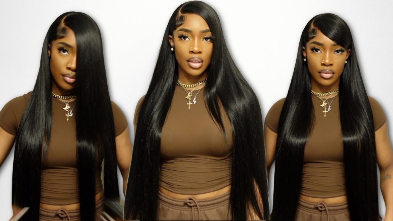 Deep Side Part W/ Baby Hairs Sleek Install |30'' HD Lace Wig Ft Wiggins Hair