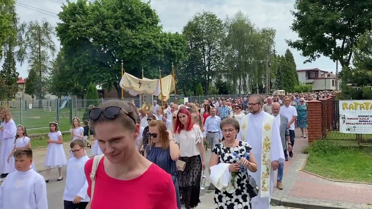 Boże Ciało 2022 Parafia bł. Michała Kozala BM w Działoszynie