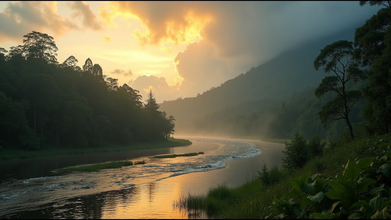 Soothing River Sounds for Meditation and Sleep