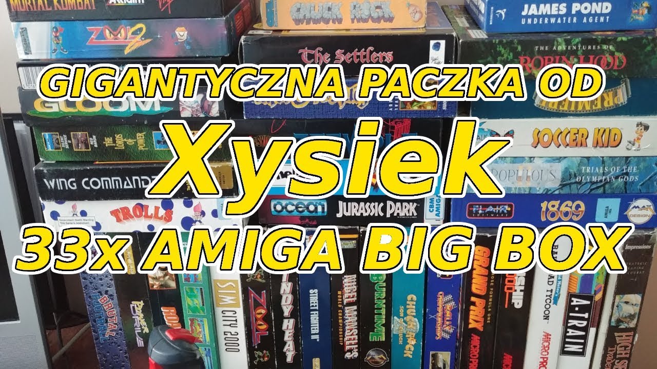 MEGA PACZKA Z UK - 33x AMIGA BIG BOX -Xysiek oszalał:)