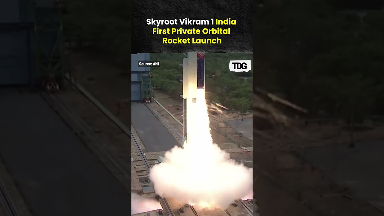 Запуск Skyroot Vikram-1 | Первая частная орбитальная ракетная миссия Индии творит историю