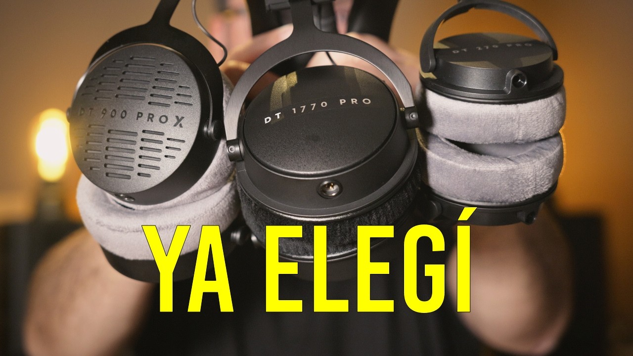 Auriculares Beyerdynamic 🎧 ¿Hay un ganador? DT 270 PRO vs 1770 PRO vs 900 PRO X + Software GRATIS 🚀