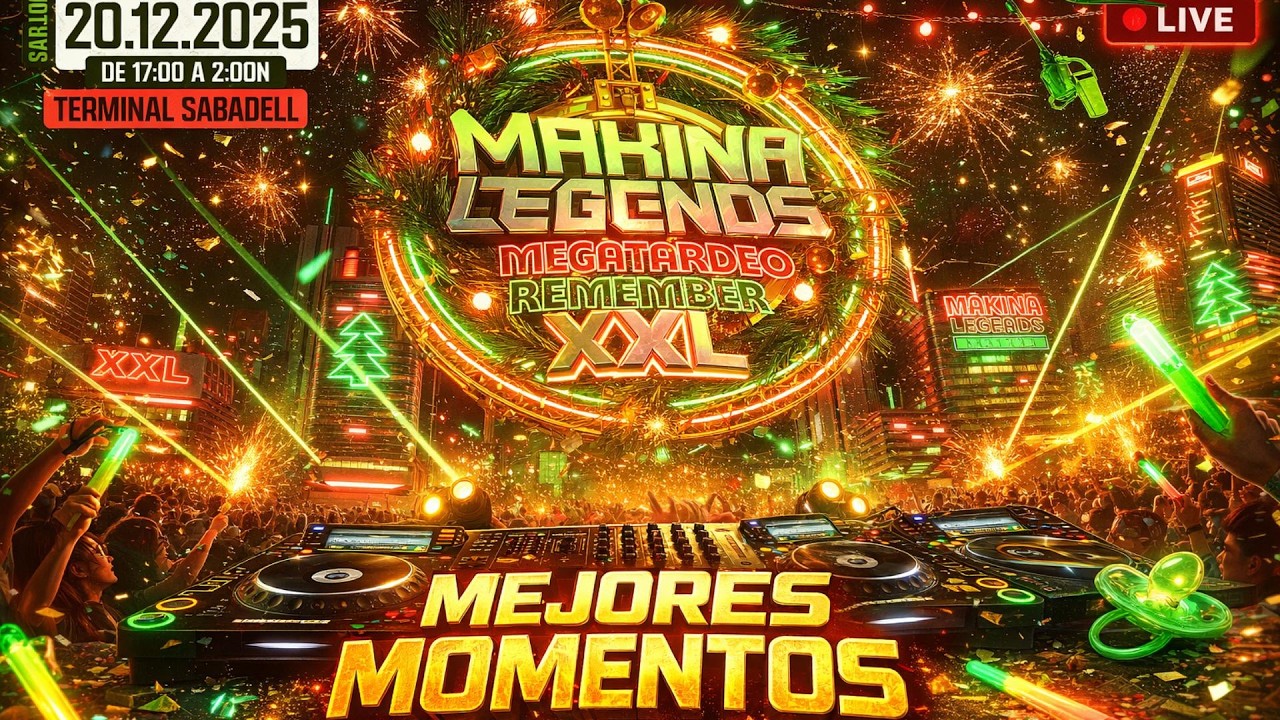 MAKINA LEGENDS &ndash; Megatardeo Remember XXL @ Terminal Sabadell | Mejores Momentos (20.12.2025)