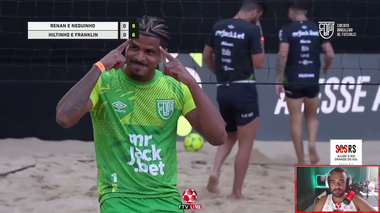Que JOGO - Renan Billy e Neguinho x Hiltinho e Franklin - CBFUT - React FTV Ep. 289
