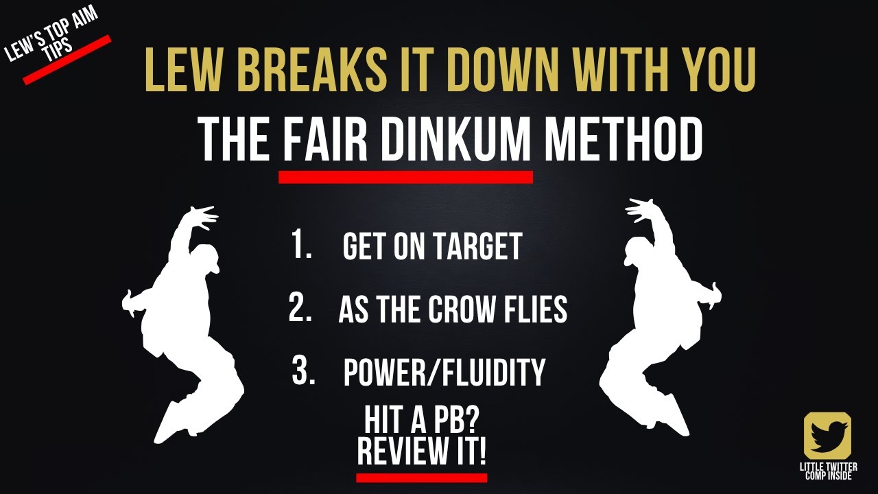 Introducing: The Fair Dinkum Aim training Method.