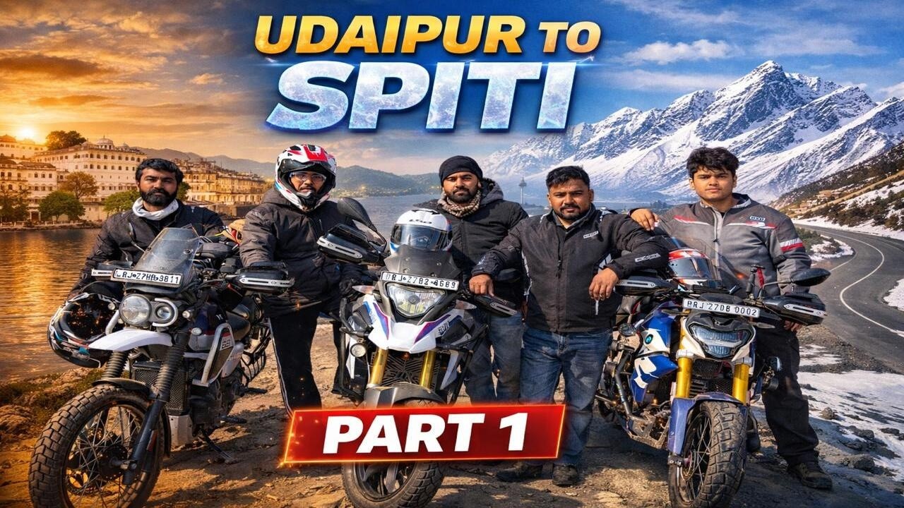 Spiti Trip from Udaipur | Part 1 | The Journey Begins 🏔️✨
