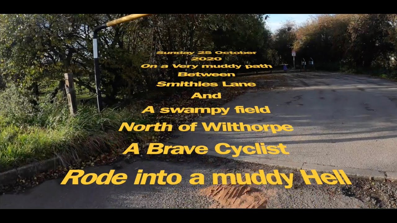 Muddy ride on old Barnsley Canal