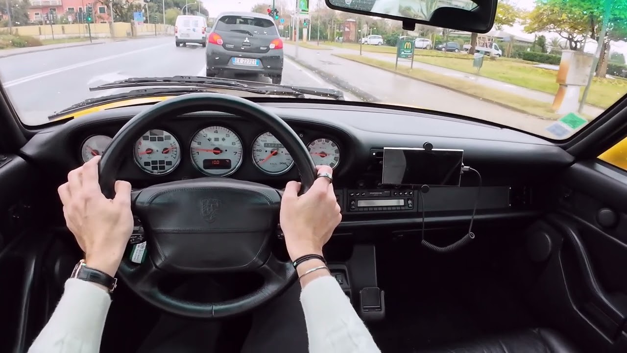 POV - 1997 Porsche 993 4S - ASMR Driving from Forte dei Mami to Viareggio