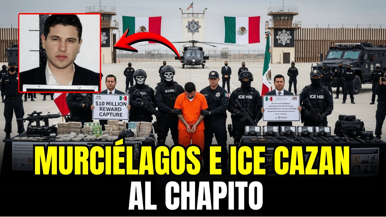 ¡10 MILLONES DE RECOMPENSA!MURCIÉLAGOS e ICE CAZAN a IVÁN ARCHIVALDO: LOS CHAPITOS vs ESTADOS UNIDOS