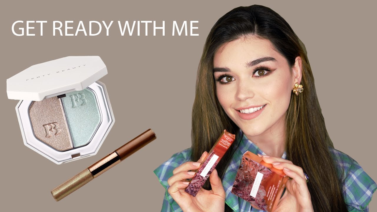 GRWM Testing Fenty Beauty BEACHPLEASE collection KILLAWATTFOIL