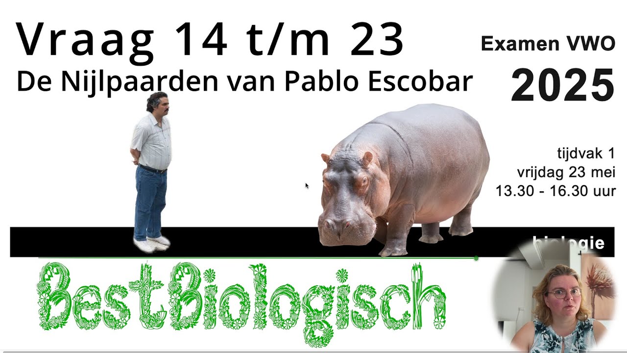 Biologie examen VWO 2025 1e tijdvak vraag 14 t/m 23
