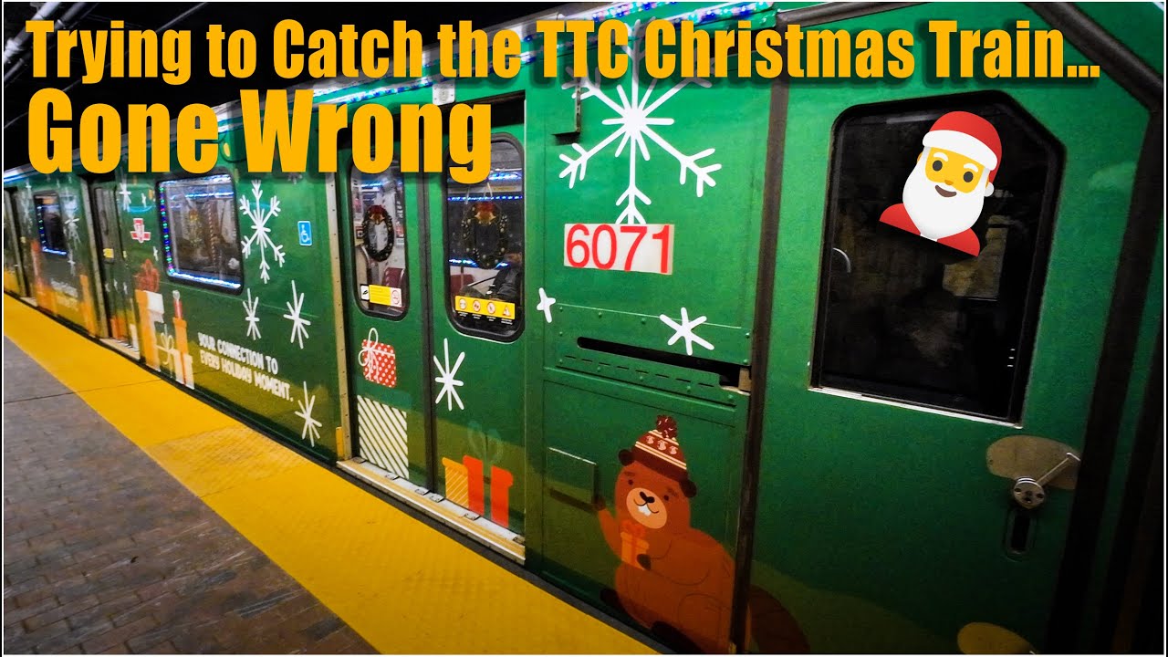 В погоне за рождественским поездом в Торонто! 🎄 _Приключения в метро