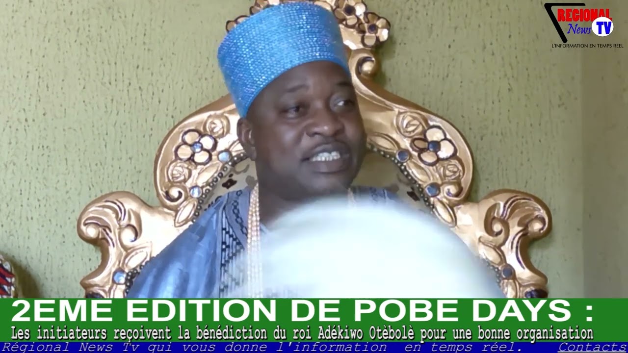 2ÈME ÉDITION DE POBÈ DAYS: Les initiateurs reçoivent la bénédiction du roi Adékiwo Otèbolè