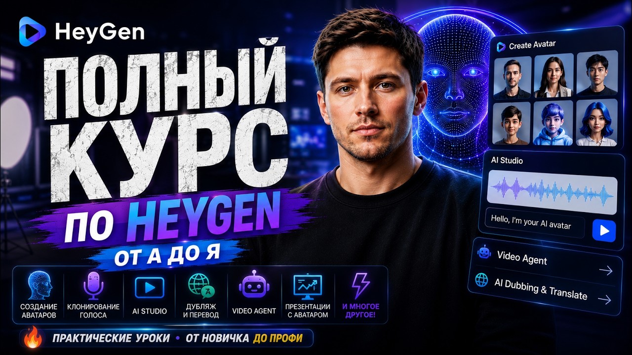 ЭТО УЖЕ НЕ ПРОСТО АВАТАР 🤯 Полный разбор HEYGEN