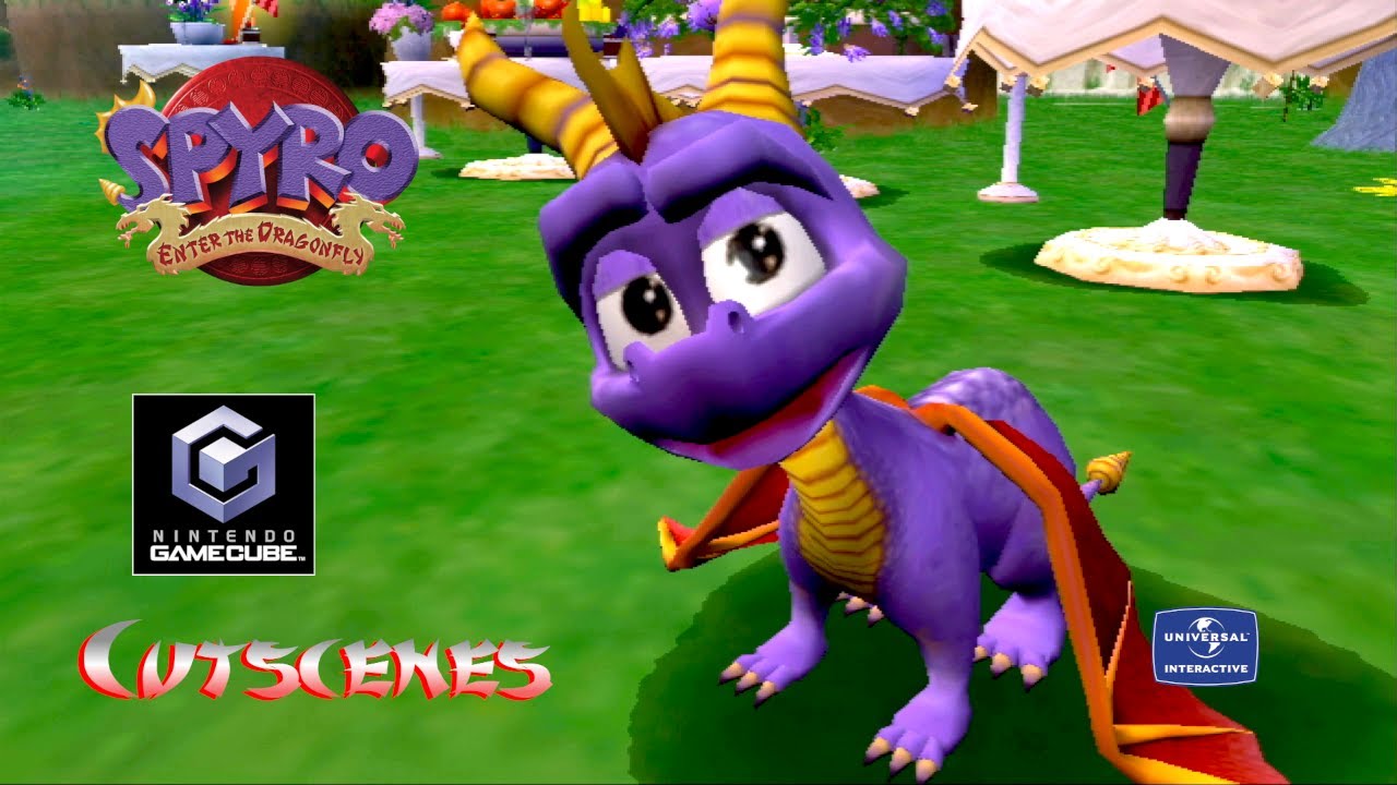 Spyro Enter the Dragonfly Gamecube Cutscenes (OSSC Remastered 4K60)