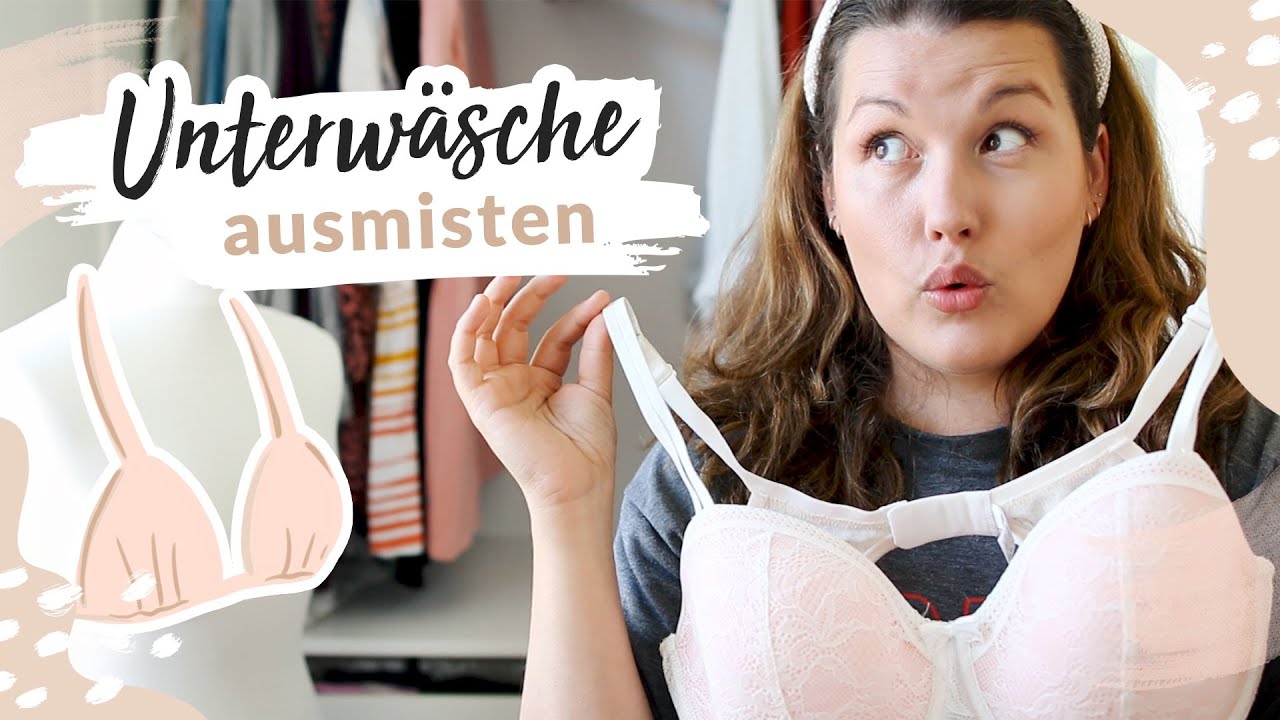 Kleiderschrank ausmisten: Unterwäsche ✔︎ #nurwasichmagChallenge 3/35