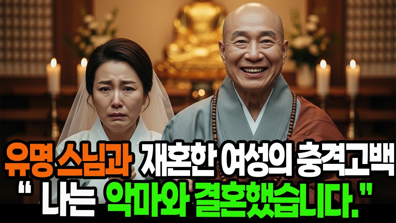 유명스님과 재혼한 여성의 충격고백 